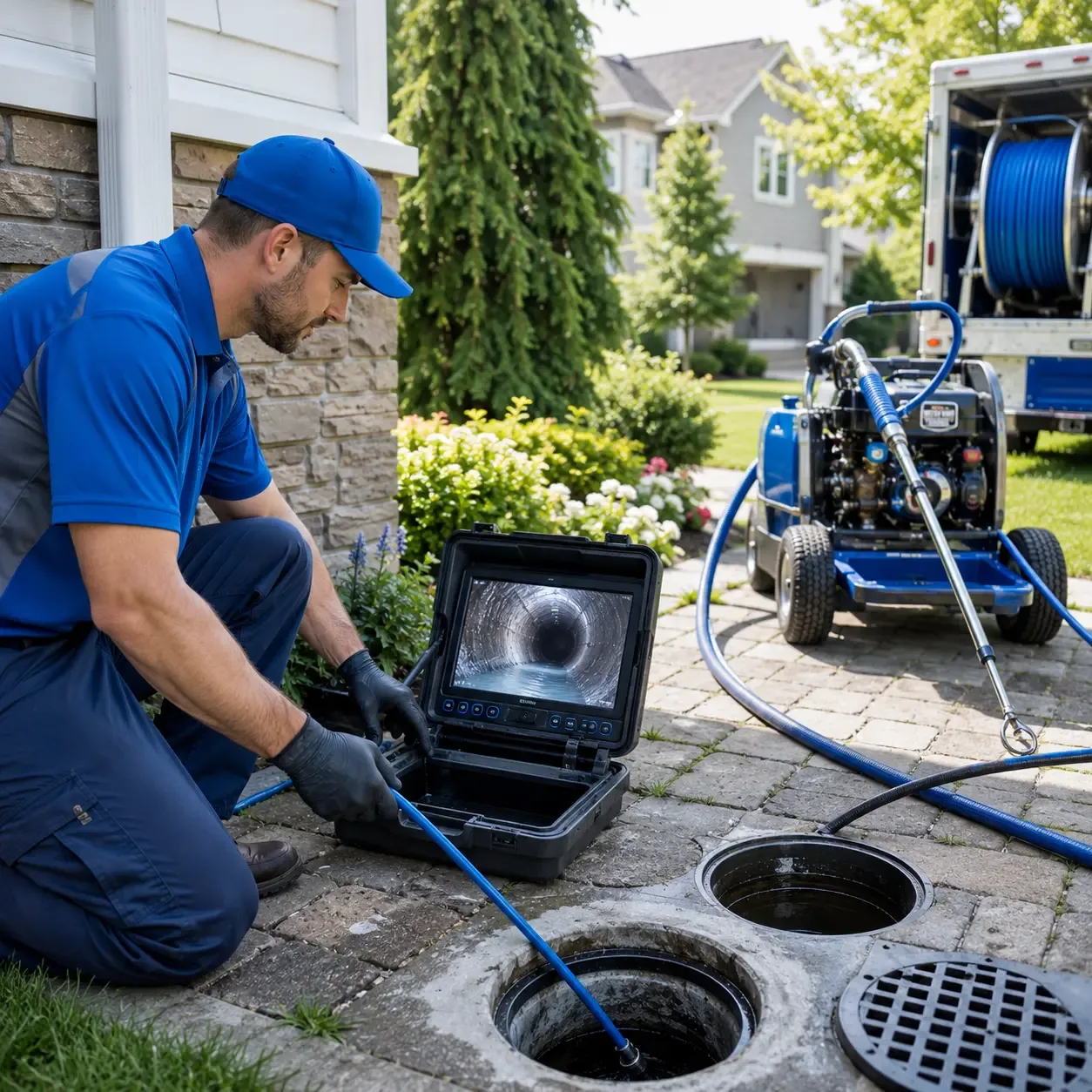 Outdoor drain cleaning professionals serving Bluffton, AR