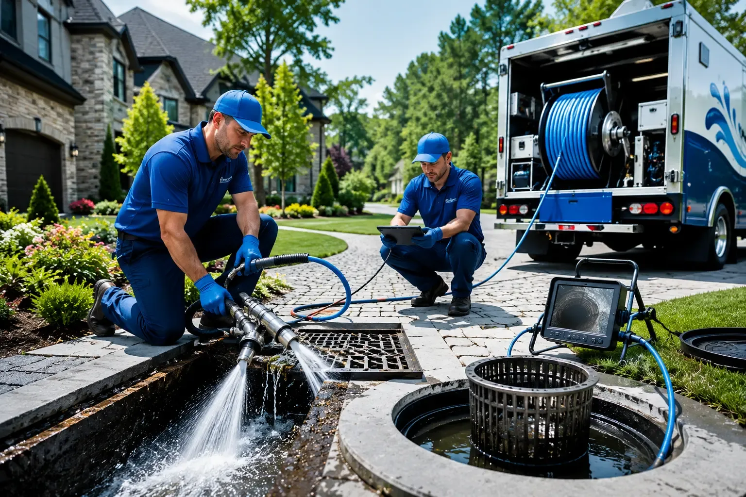 Local outdoor drain cleaning professionals in Bluffton, AR